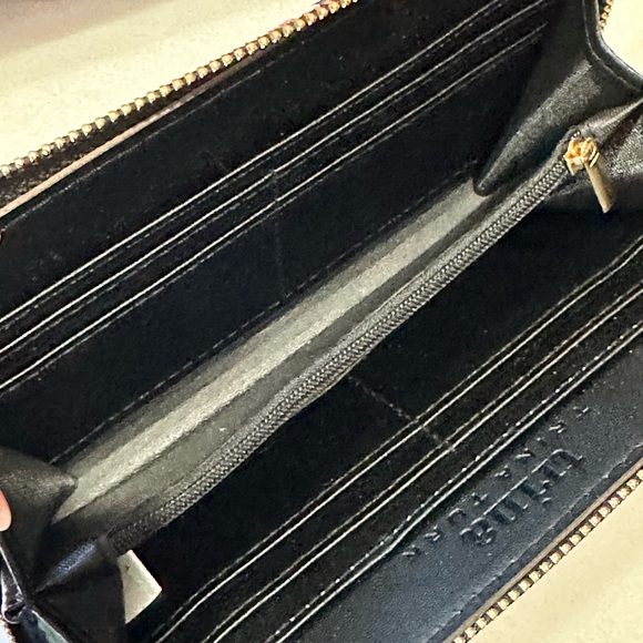 Trina Turk Black and Pink Floral Tote with Wallet - Picture 9 of 11